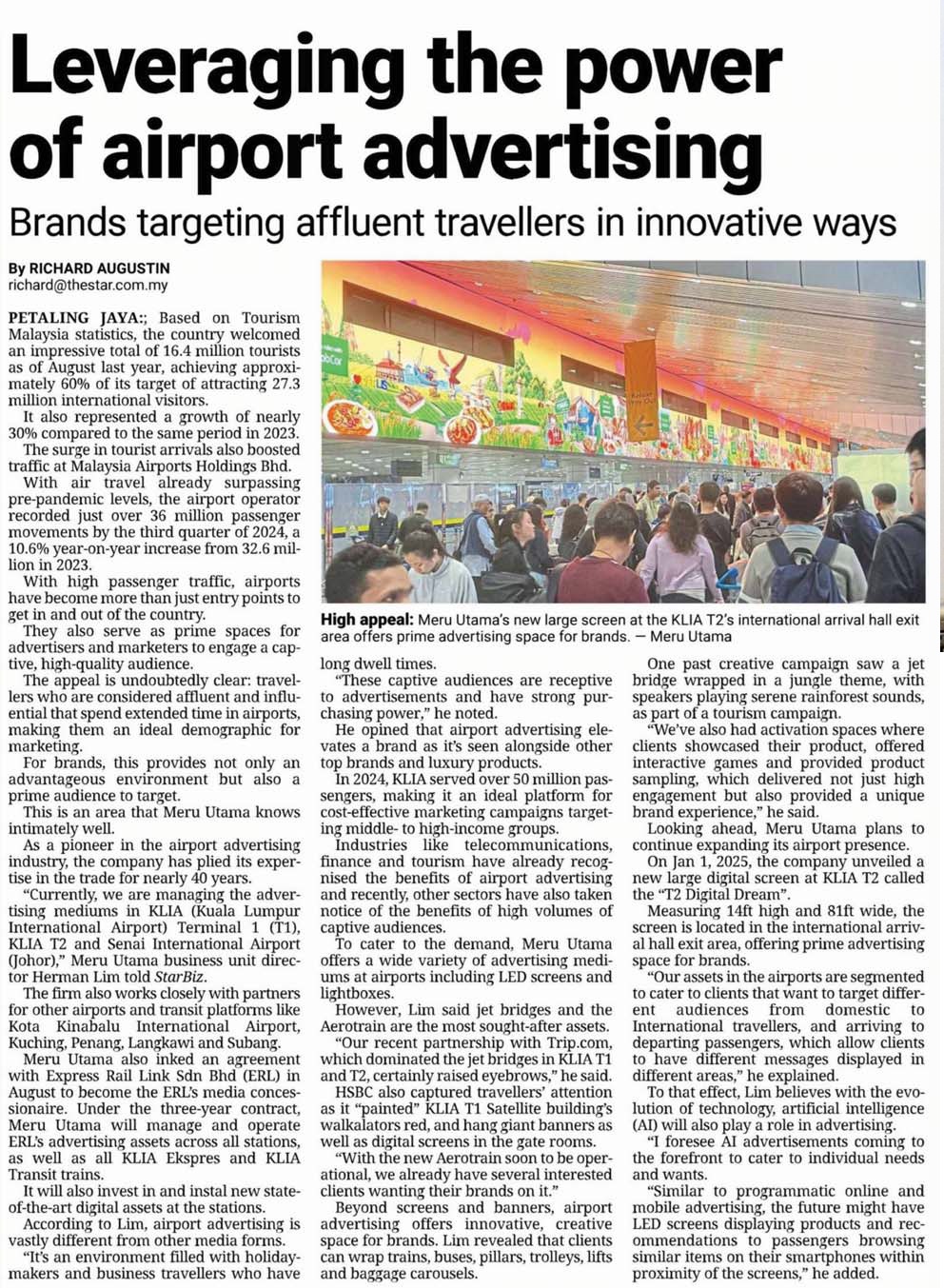 Leveraging the power of airport advertising
