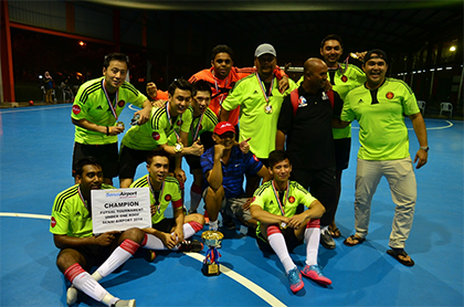 Senai Airport Under One Roof Futsal Tournament 2014